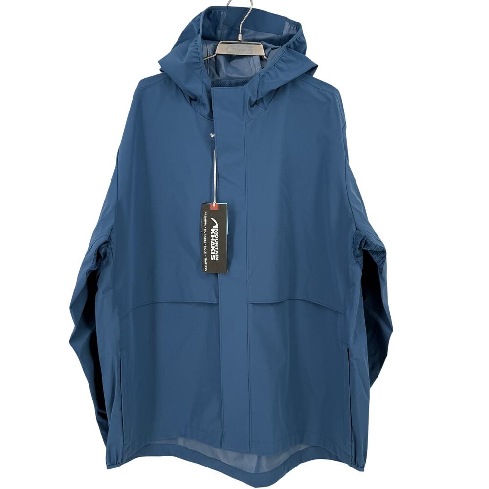 Mountain Khakis Rainier Rain Jacket Size XXL Blue Ridge Waterproof Lightweight